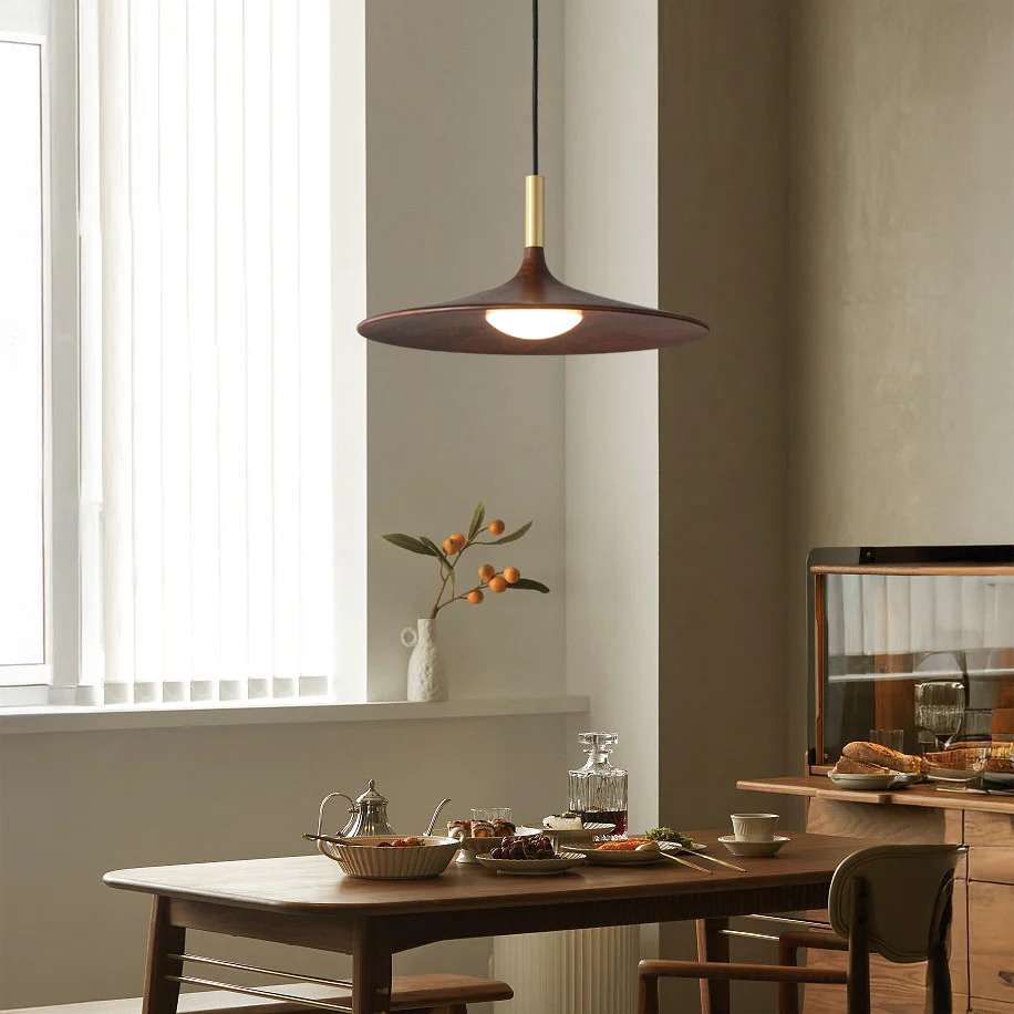 Ligno Walnut Wood Pendant Light - Image 6