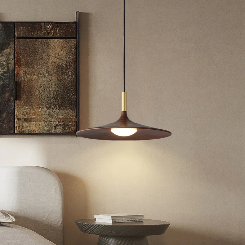 Ligno Walnut Wood Pendant Light - Image 8