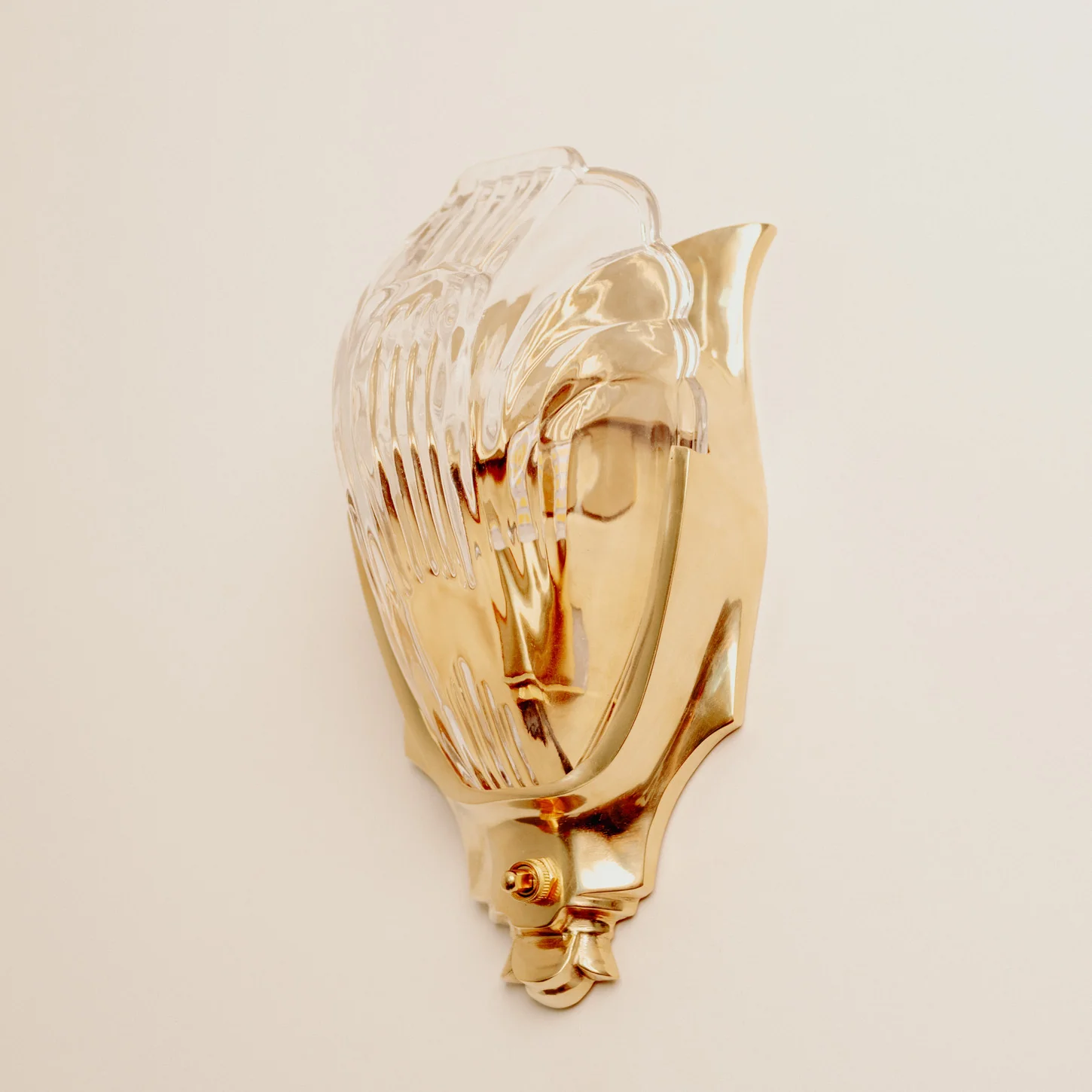 Lilith Brass Antique Art Deco Wall Light - Image 7