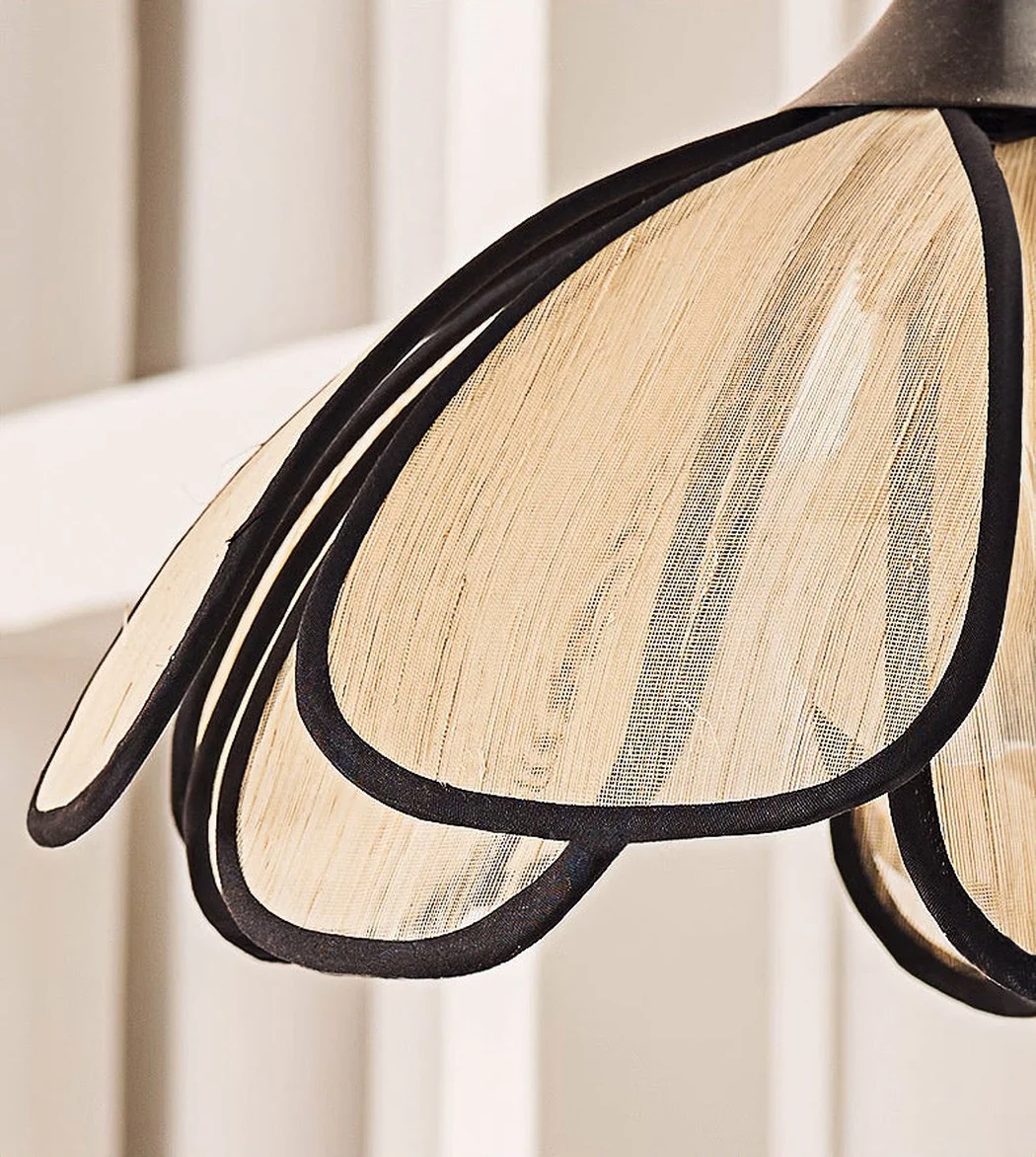 Lillian Mesh Hemp Wall Light Sconce - Image 12