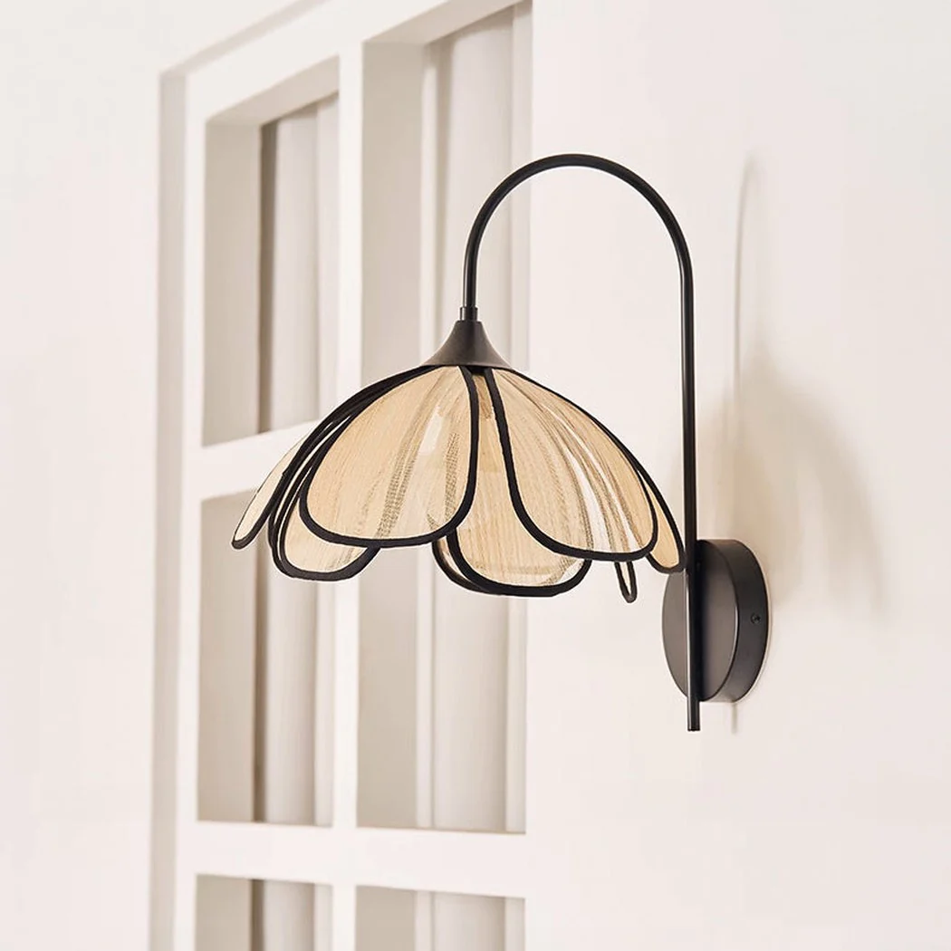 Lillian Mesh Hemp Wall Light Sconce - Image 2
