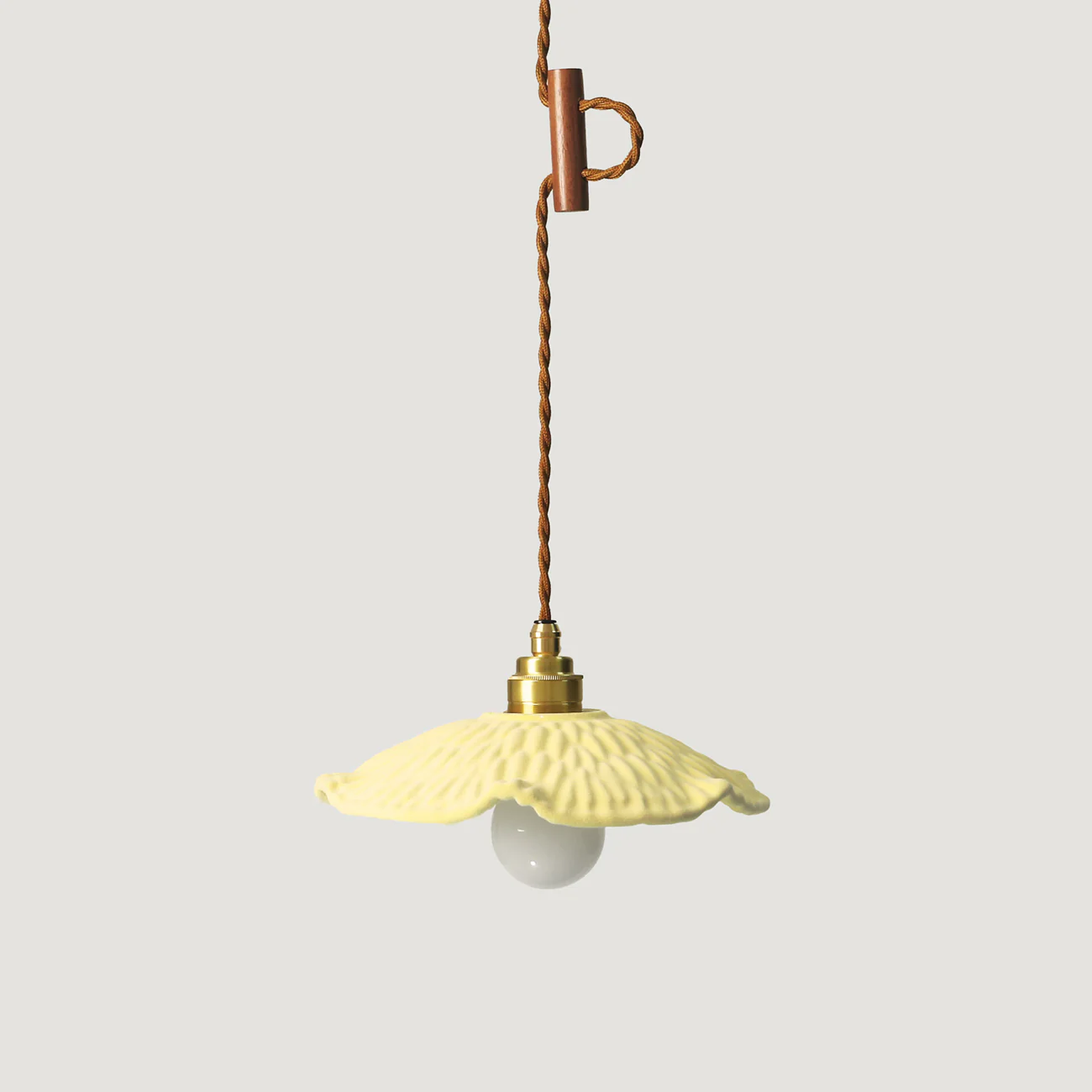 Limonata yellow Porcelain ceramic pendant light - Image 2