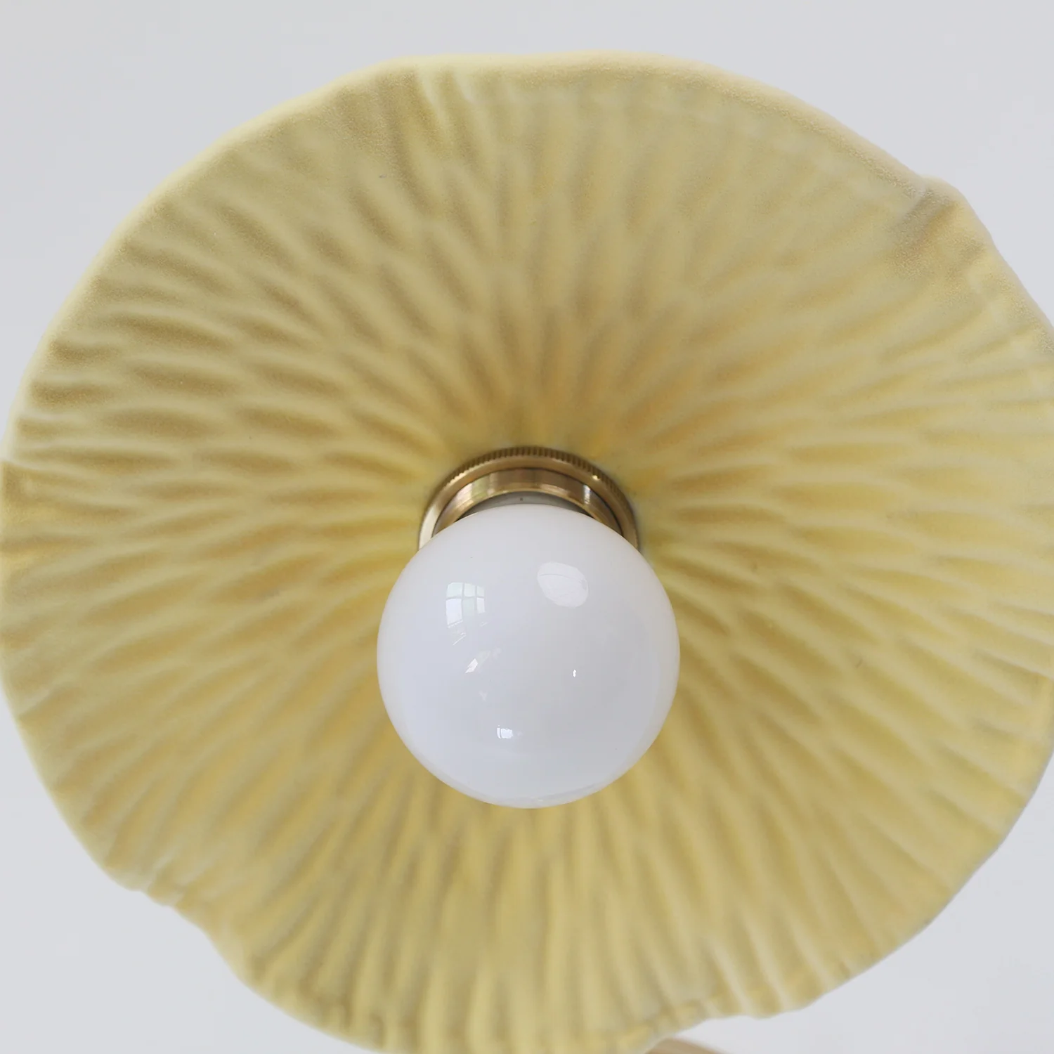 Limonata yellow Porcelain ceramic wall light sconce - Image 7