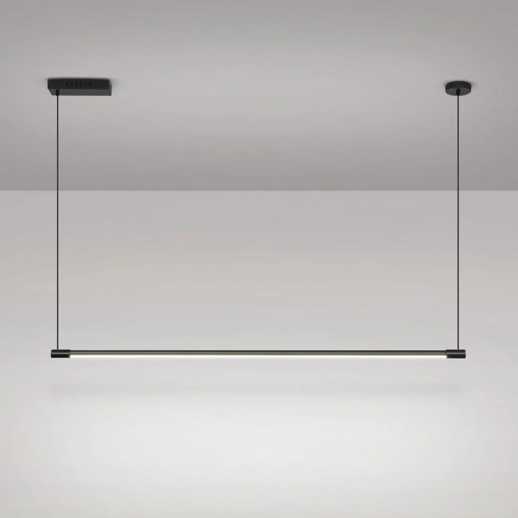 Linea minimalist strip line pendant light