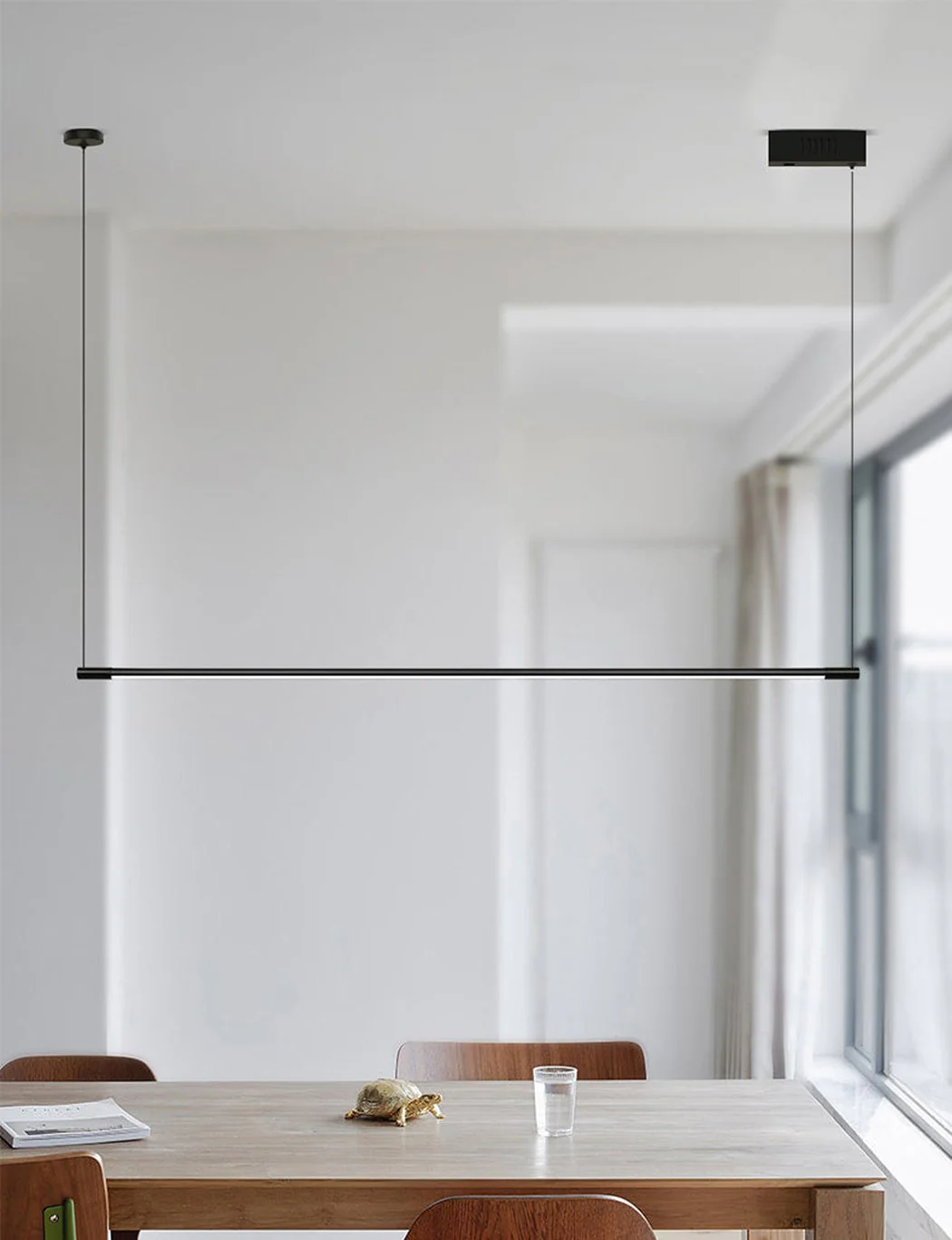 Linea minimalist strip line pendant light - Image 10