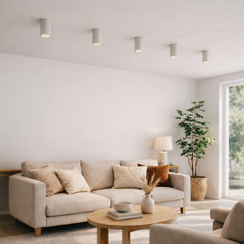 Lithos Minimalist Concrete Ceiling Light, Downlight, Spotlight - Image 15