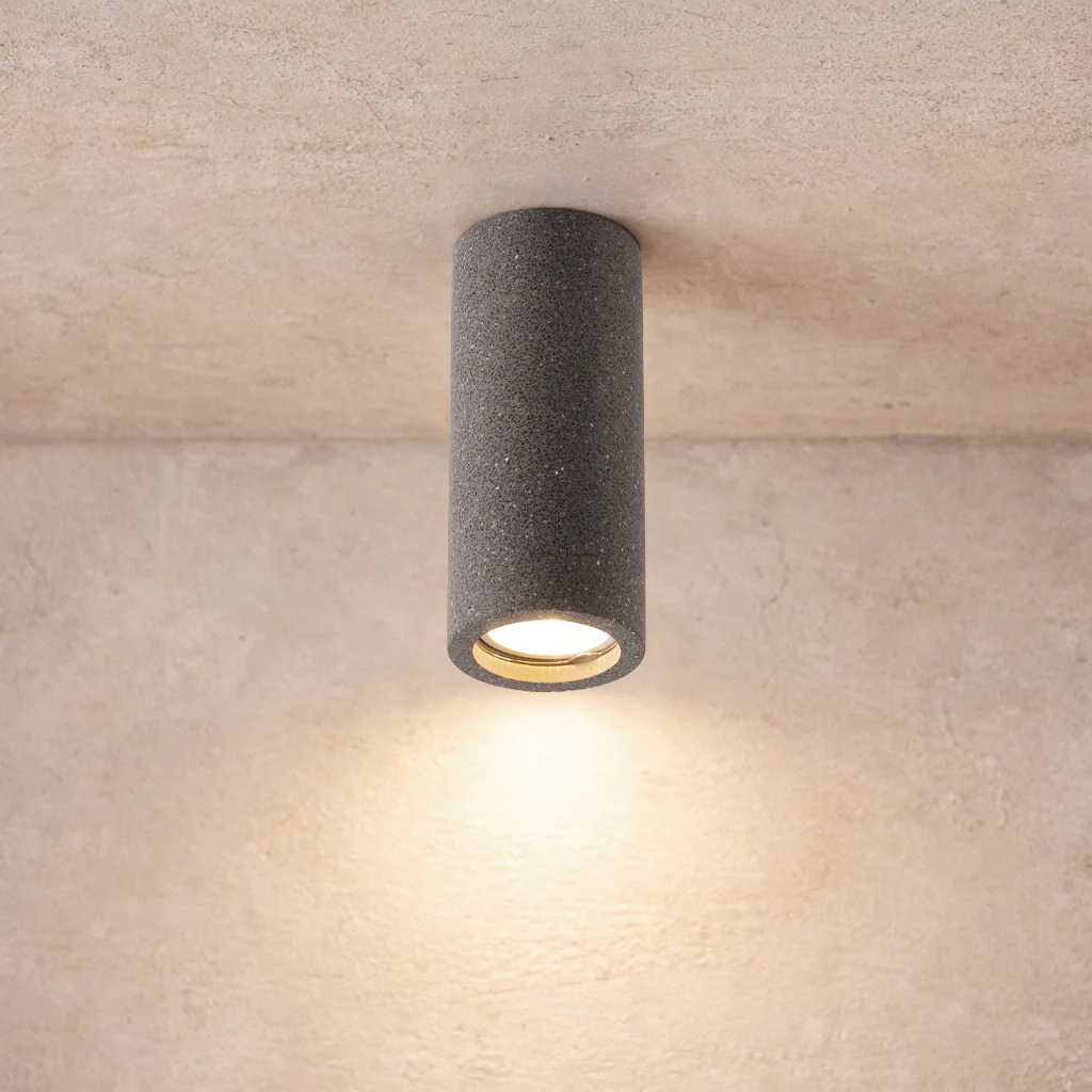 Lithos Minimalist Concrete Ceiling Light, Downlight, Spotlight - Image 7