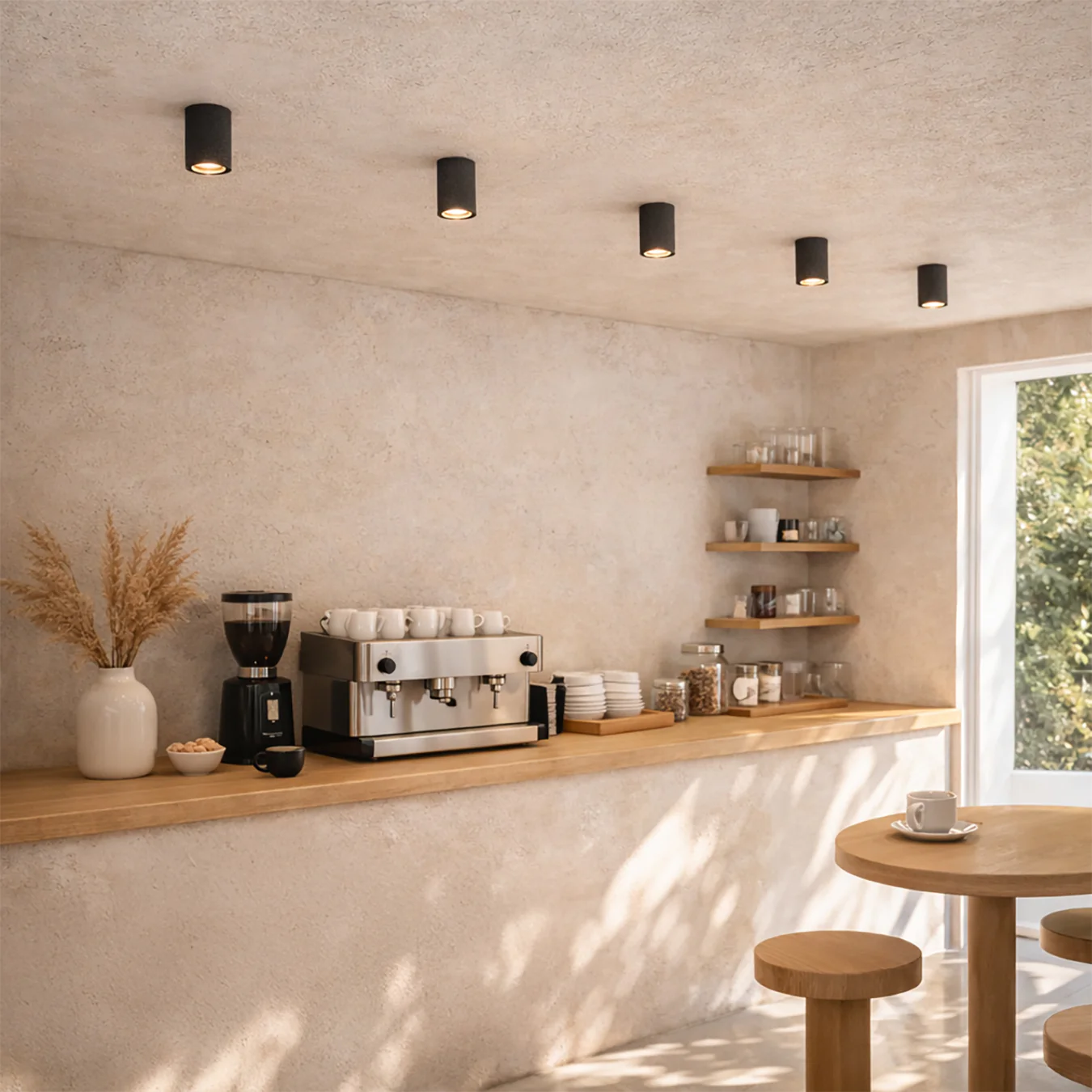 Lithos Minimalist Concrete Ceiling Light, Downlight, Spotlight - Image 8