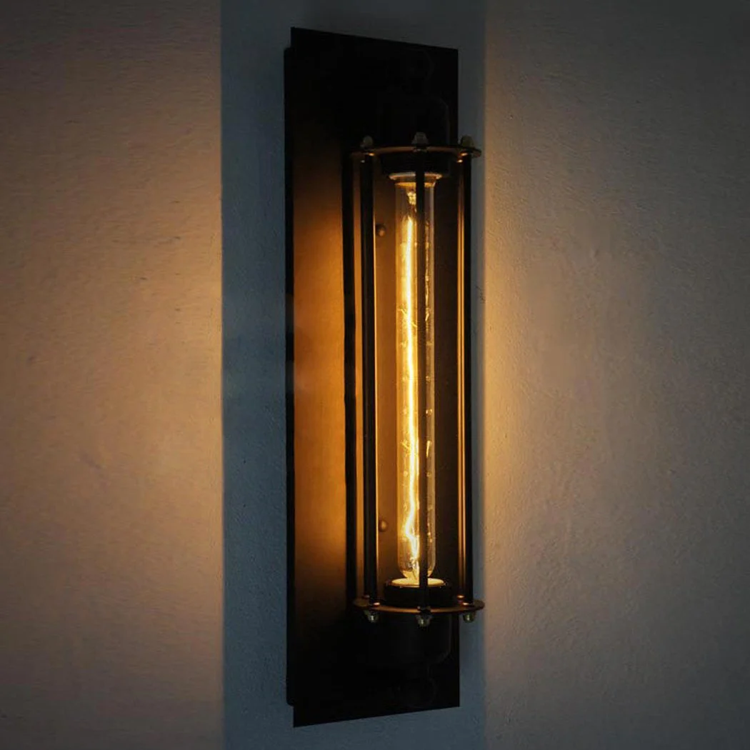 Long Pencil Cage Industrial Retro Wall Light - Image 4
