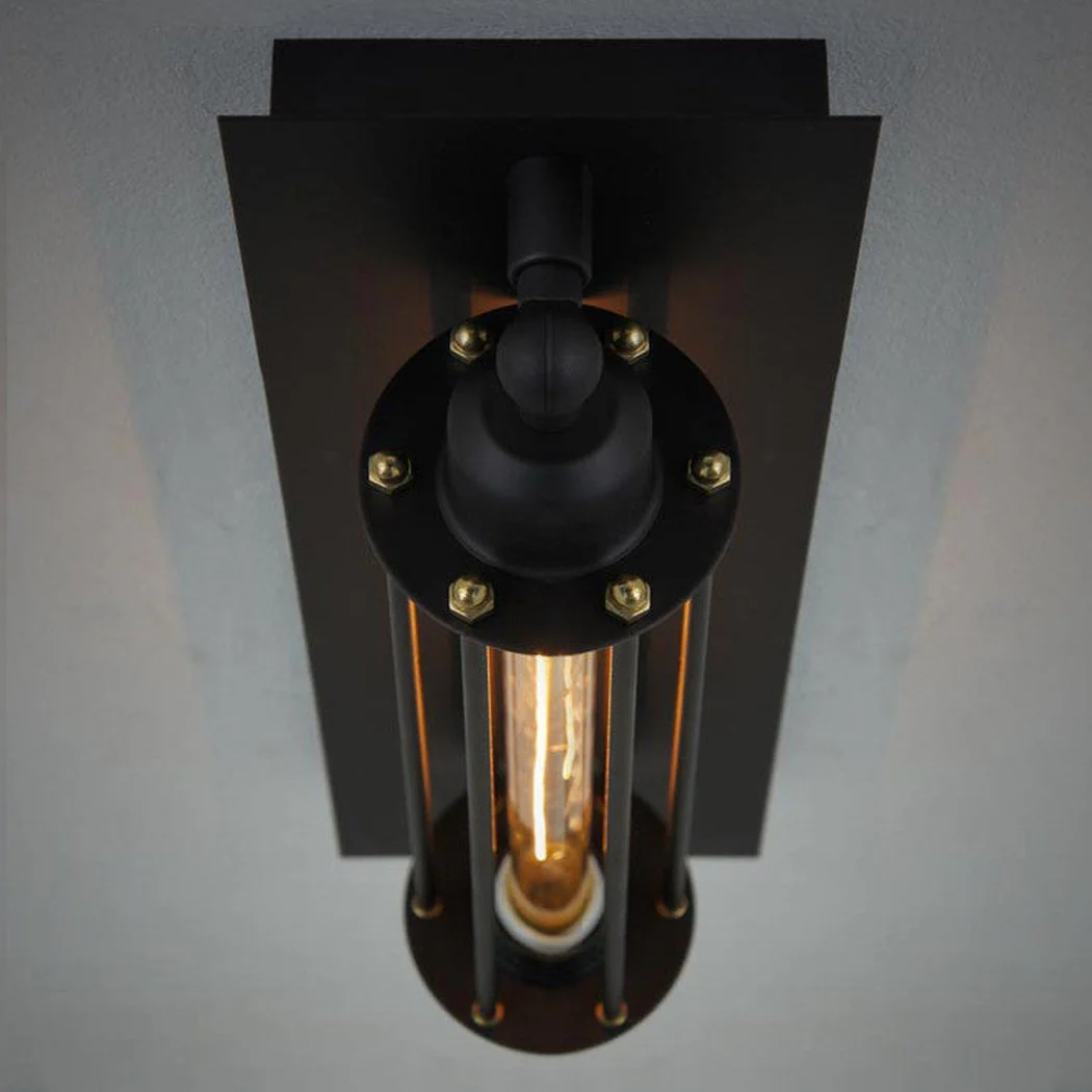 Long Pencil Cage Industrial Retro Wall Light - Image 5