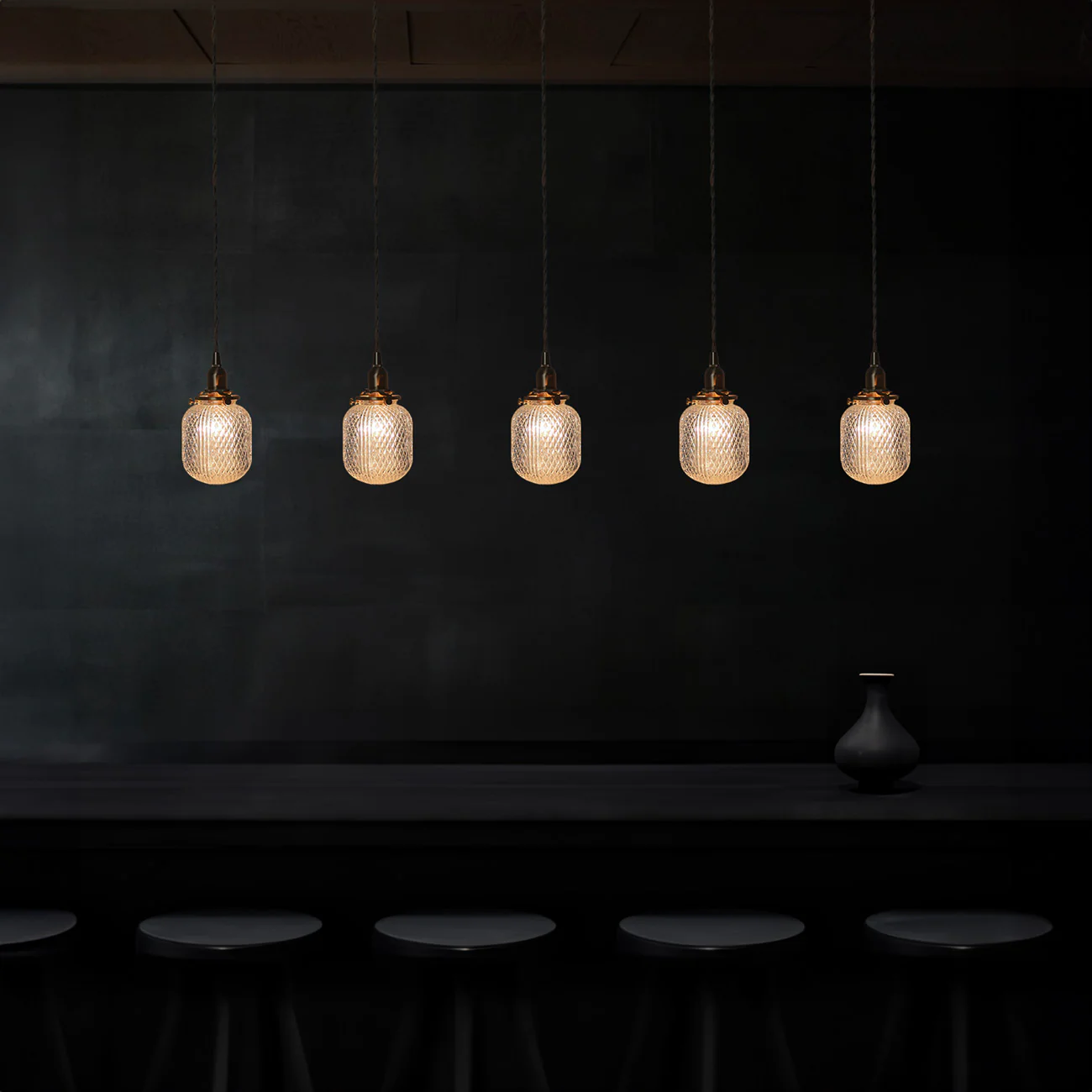 Lucelite Faceted Crystal Pendant Light Chandelier - Image 3