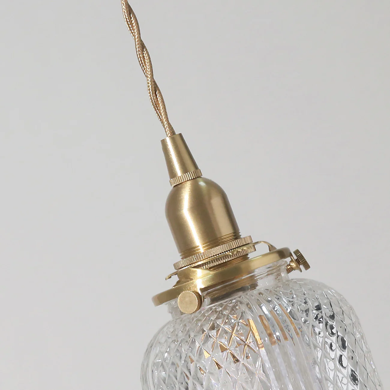 Lucelite Faceted Crystal Pendant Light Chandelier - Image 7