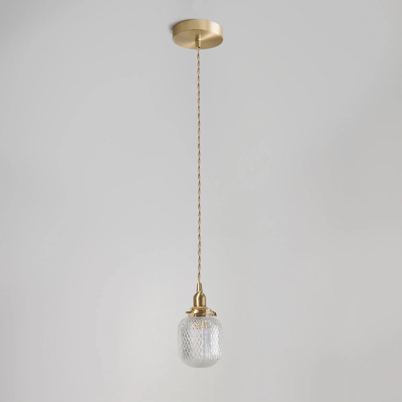 Lucelite Faceted Crystal Pendant Light Chandelier - Image 8