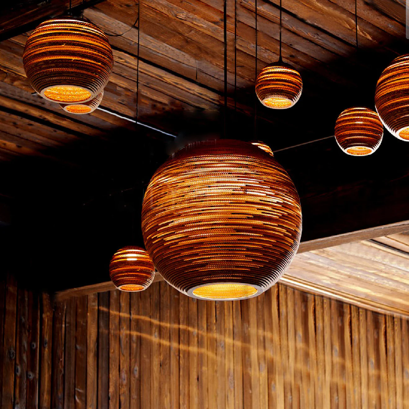 Luminaria Corrugated Board Pendant Light - Image 2