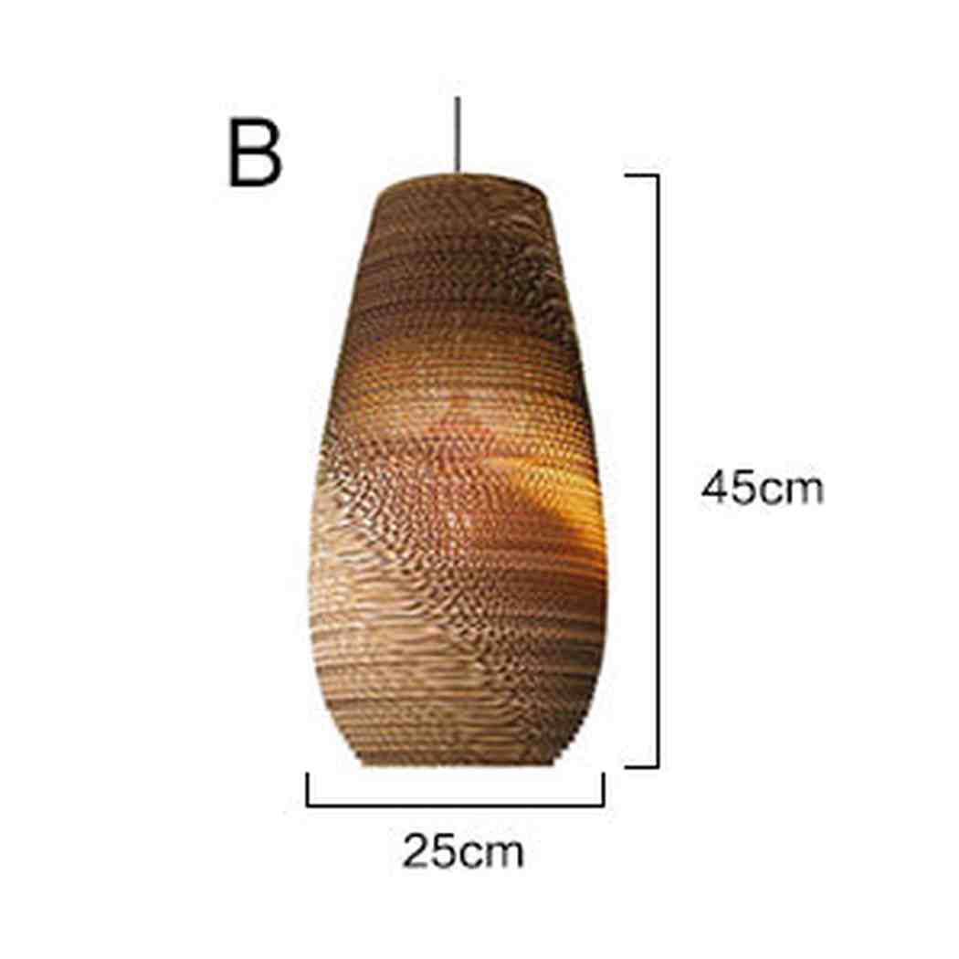 Luminaria Corrugated Board Pendant Light - Image 22