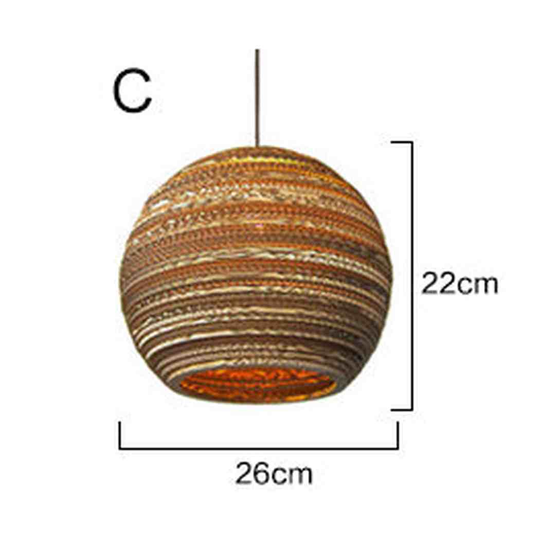 Luminaria Corrugated Board Pendant Light - Image 23