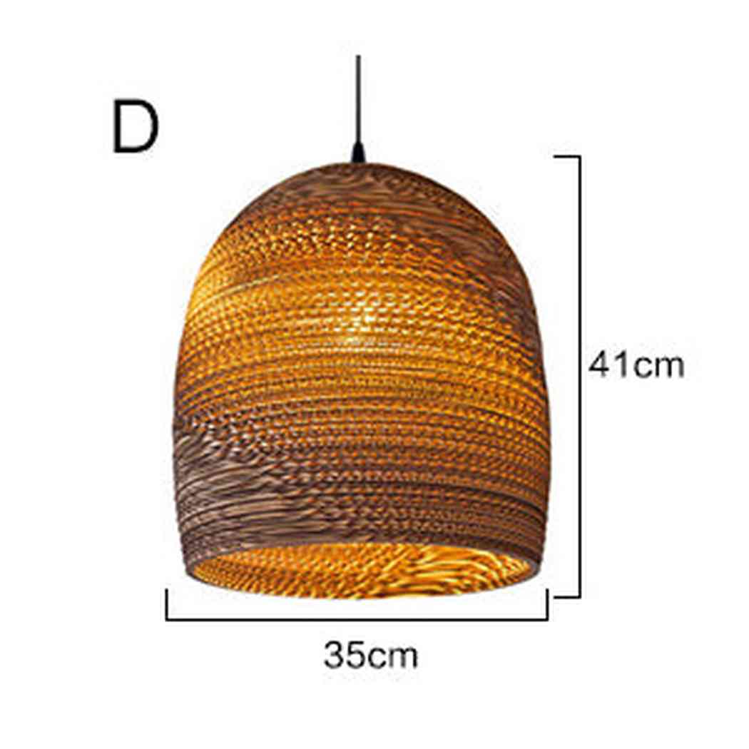 Luminaria Corrugated Board Pendant Light - Image 24