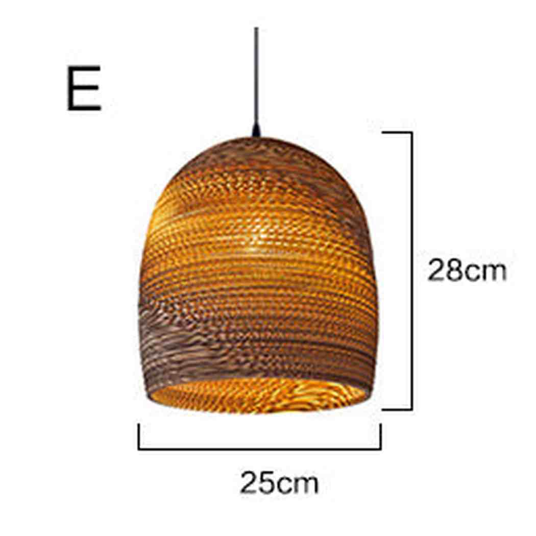 Luminaria Corrugated Board Pendant Light - Image 25