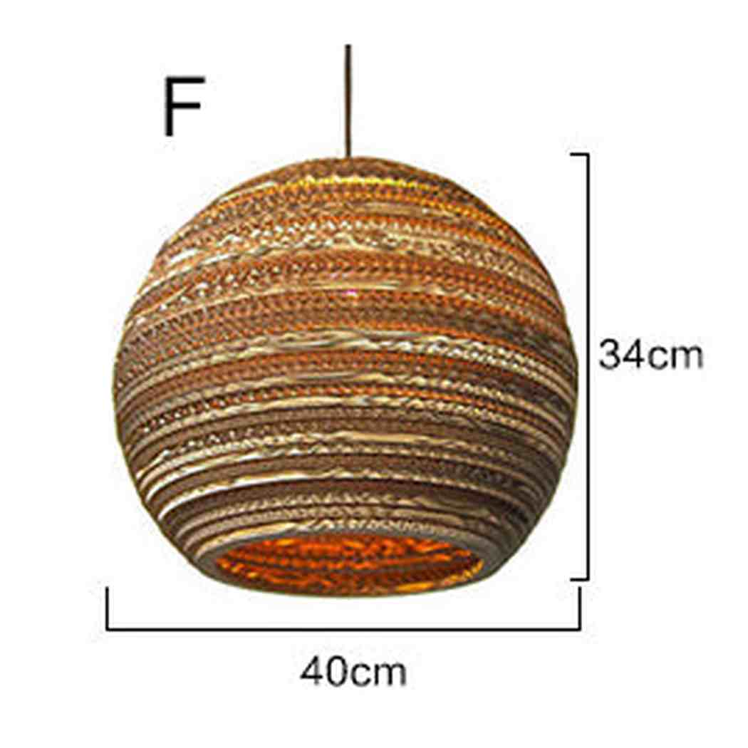 Luminaria Corrugated Board Pendant Light - Image 26