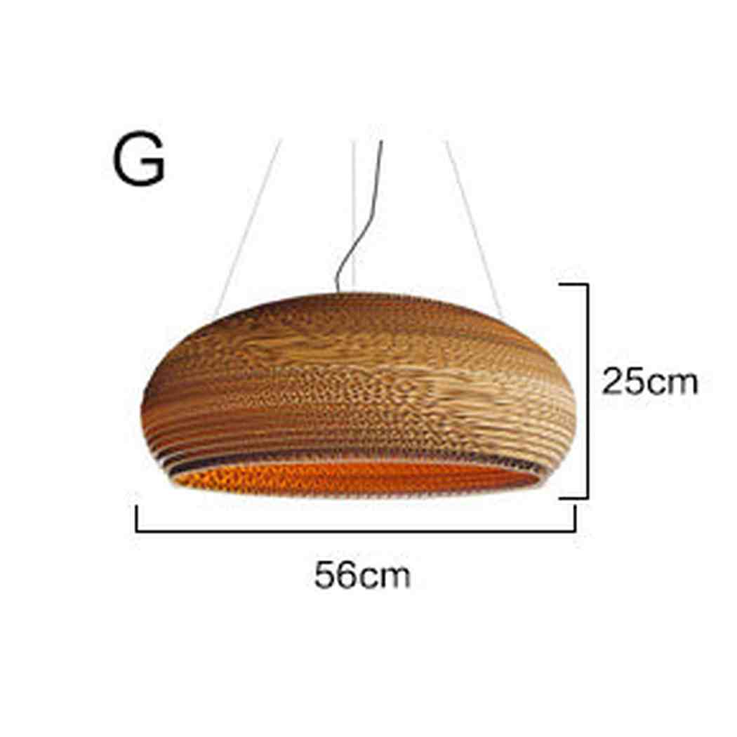 Luminaria Corrugated Board Pendant Light - Image 27