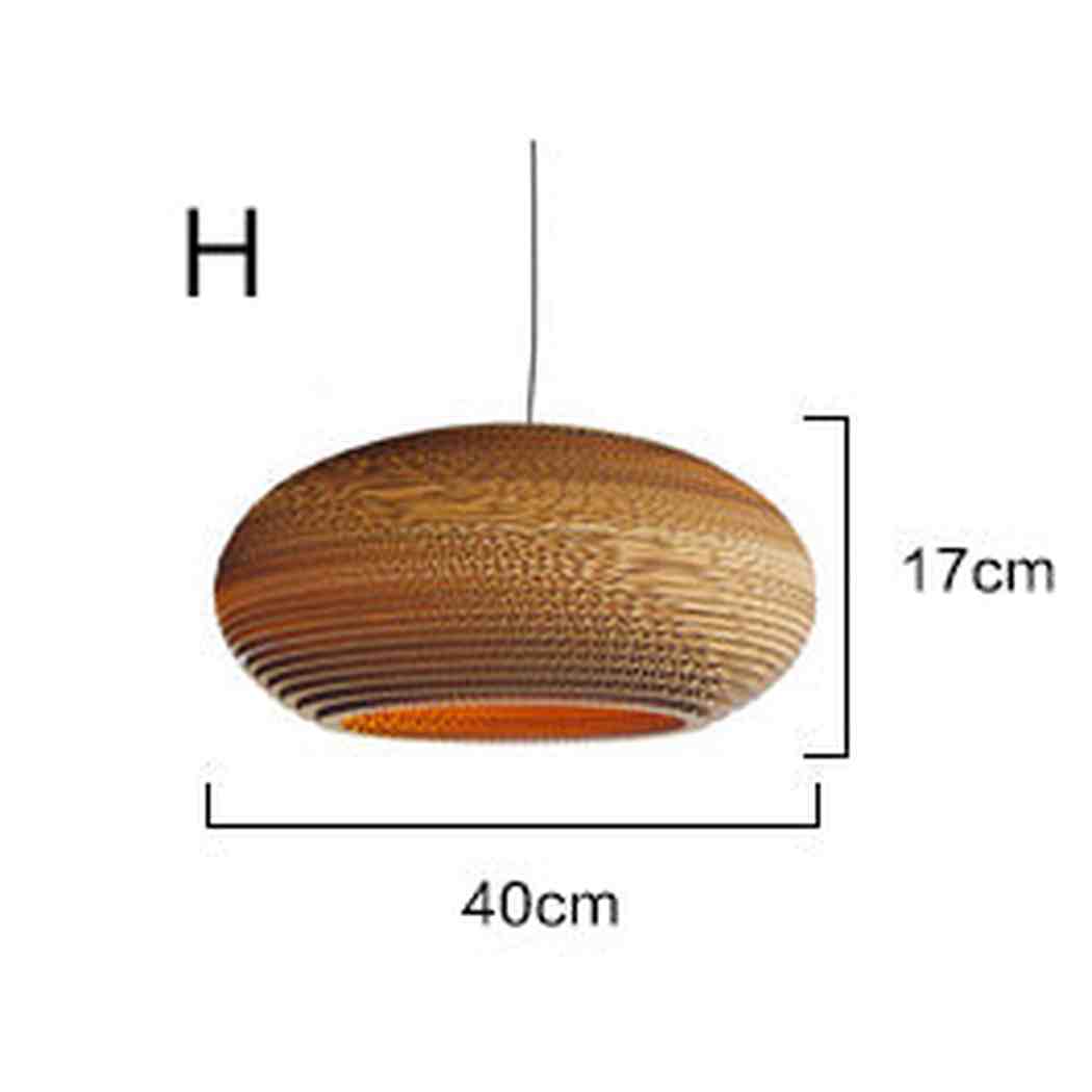 Luminaria Corrugated Board Pendant Light - Image 28