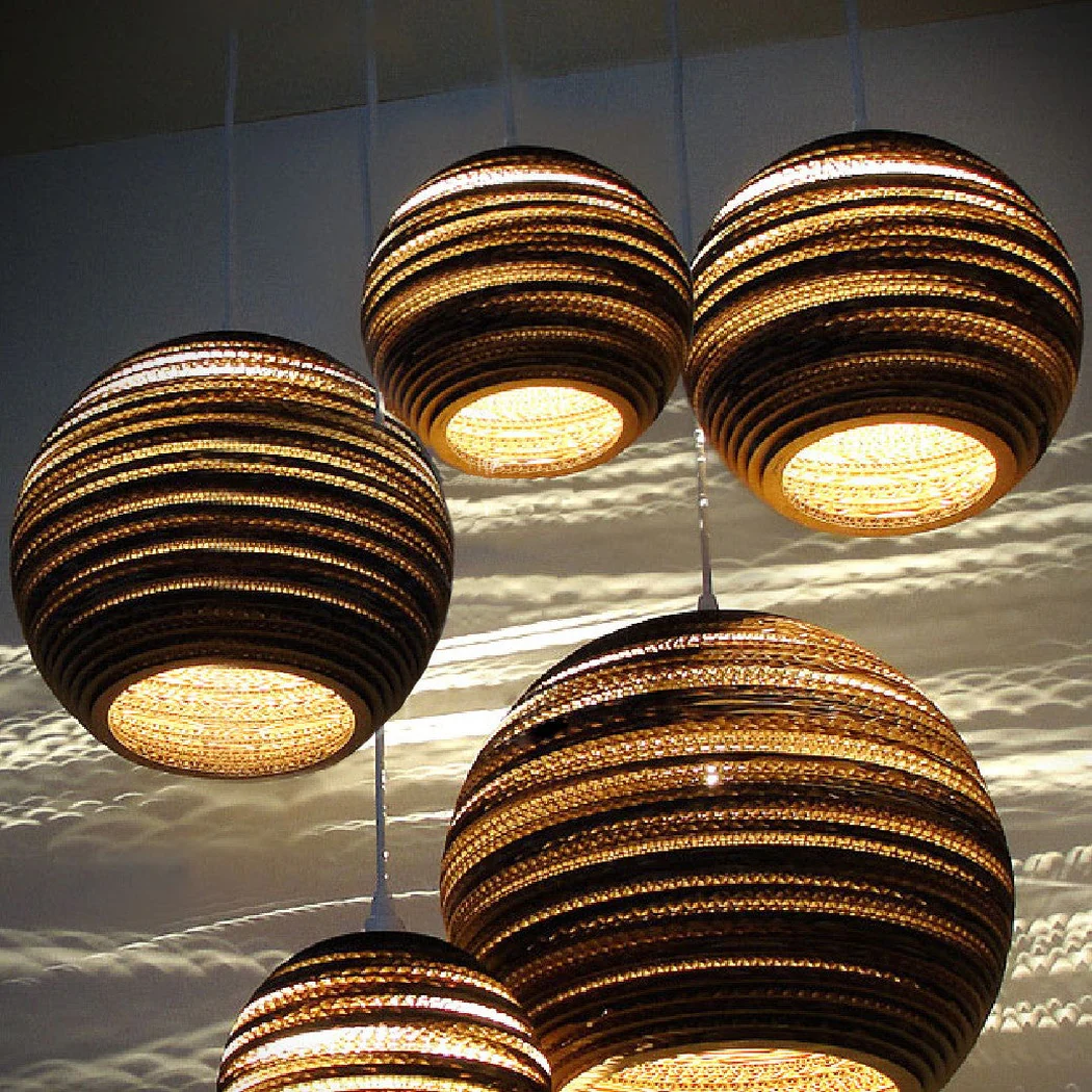 Luminaria Corrugated Board Pendant Light - Image 5