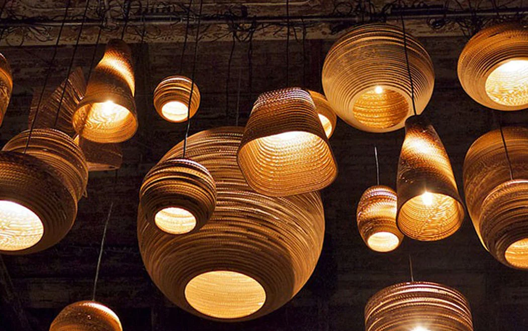 Luminaria Corrugated Board Pendant Light - Image 7