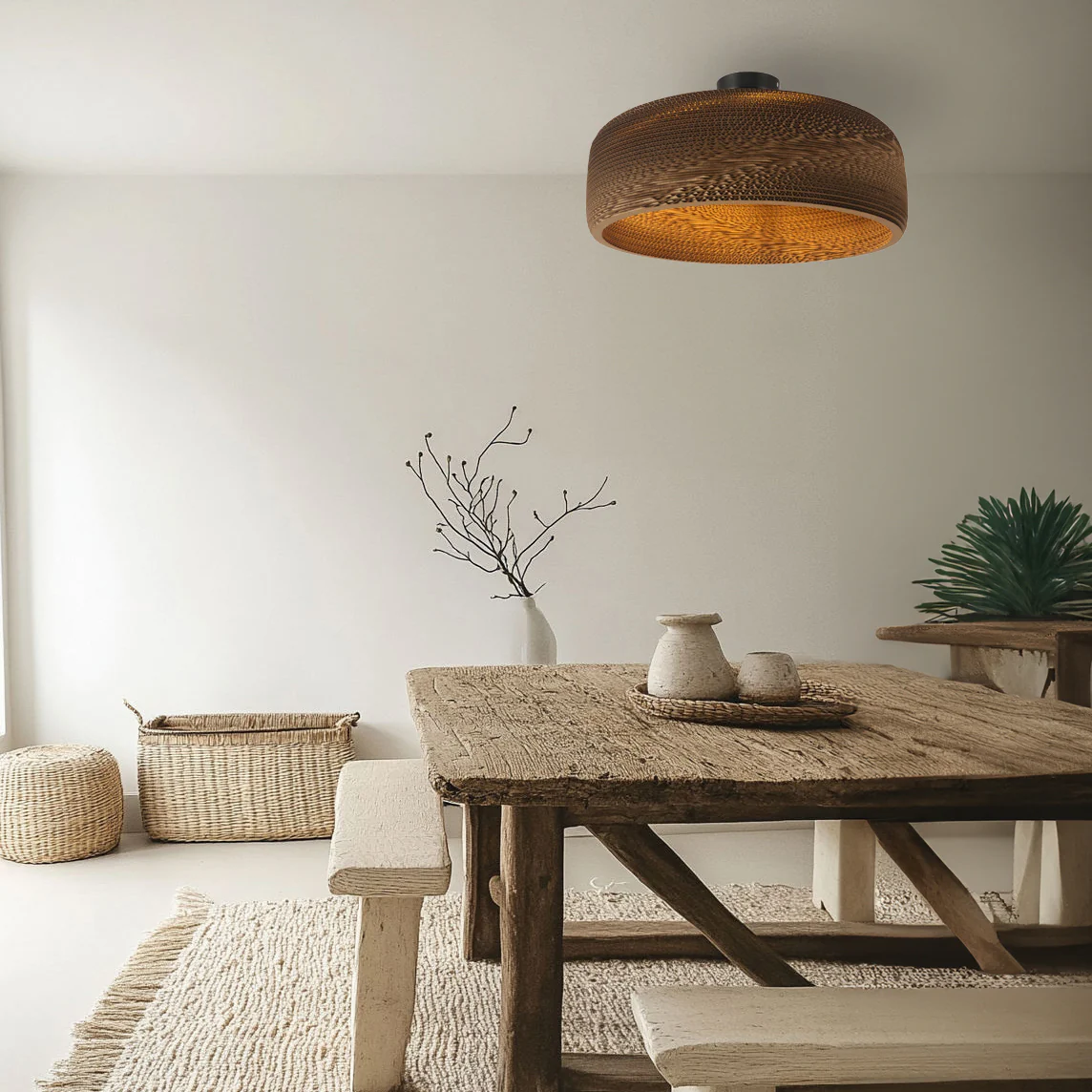 Luminaria Corrugated Board Ceiling Light - Image 2