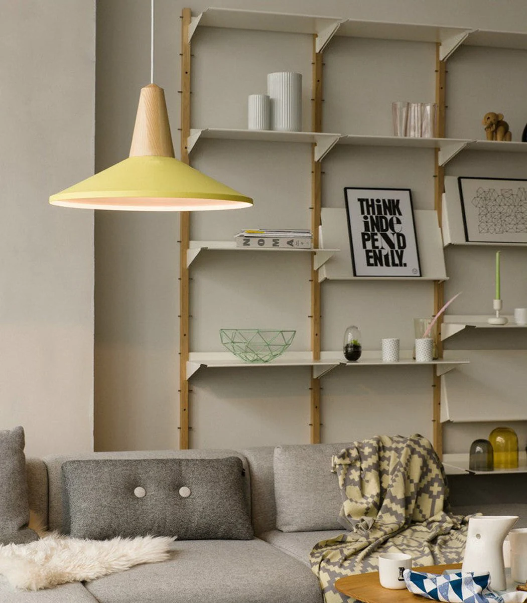 LundLund Minimalist Scandinavian Wooden Pendant Light - Image 10