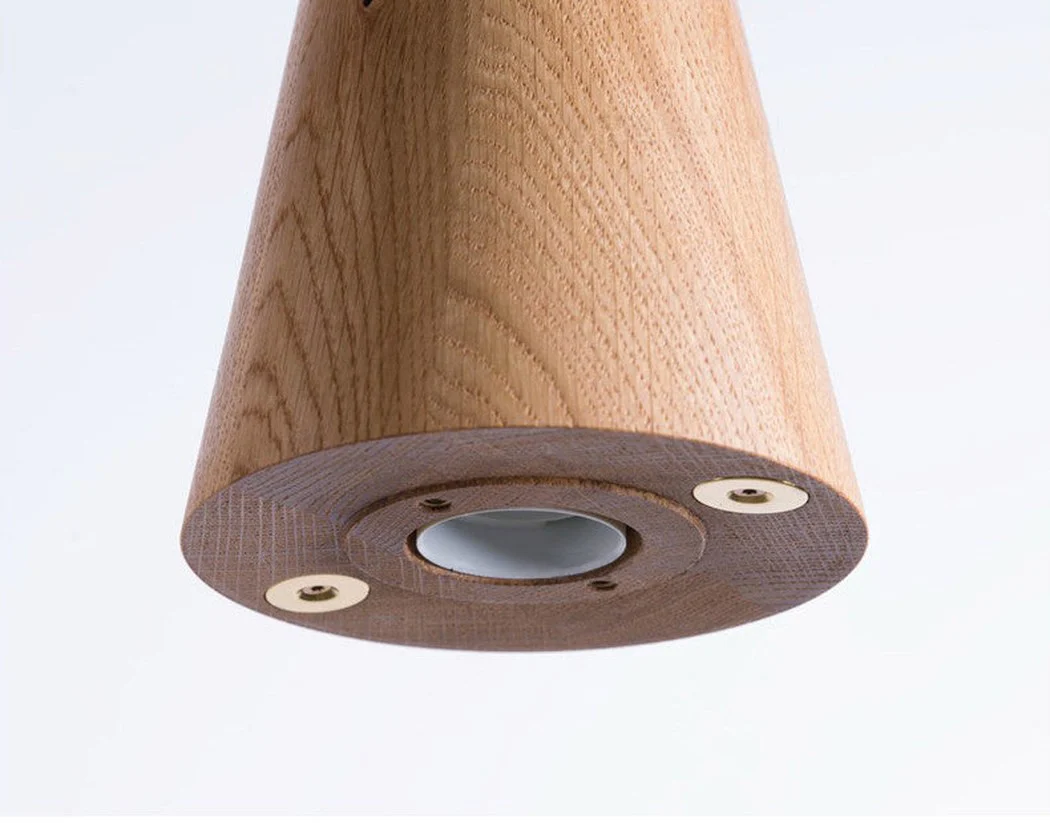 LundLund Minimalist Scandinavian Wooden Pendant Light - Image 16