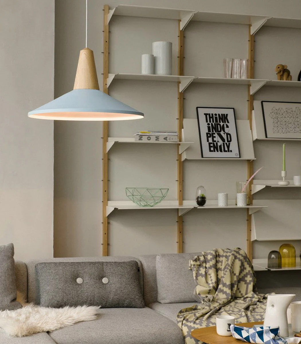 LundLund Minimalist Scandinavian Wooden Pendant Light - Image 17
