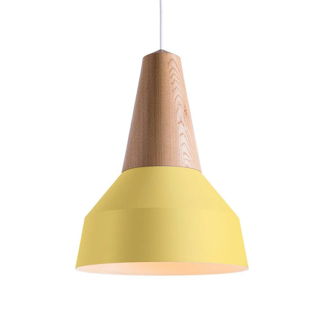 LundLund Minimalist Scandinavian Wooden Pendant Light - Image 25