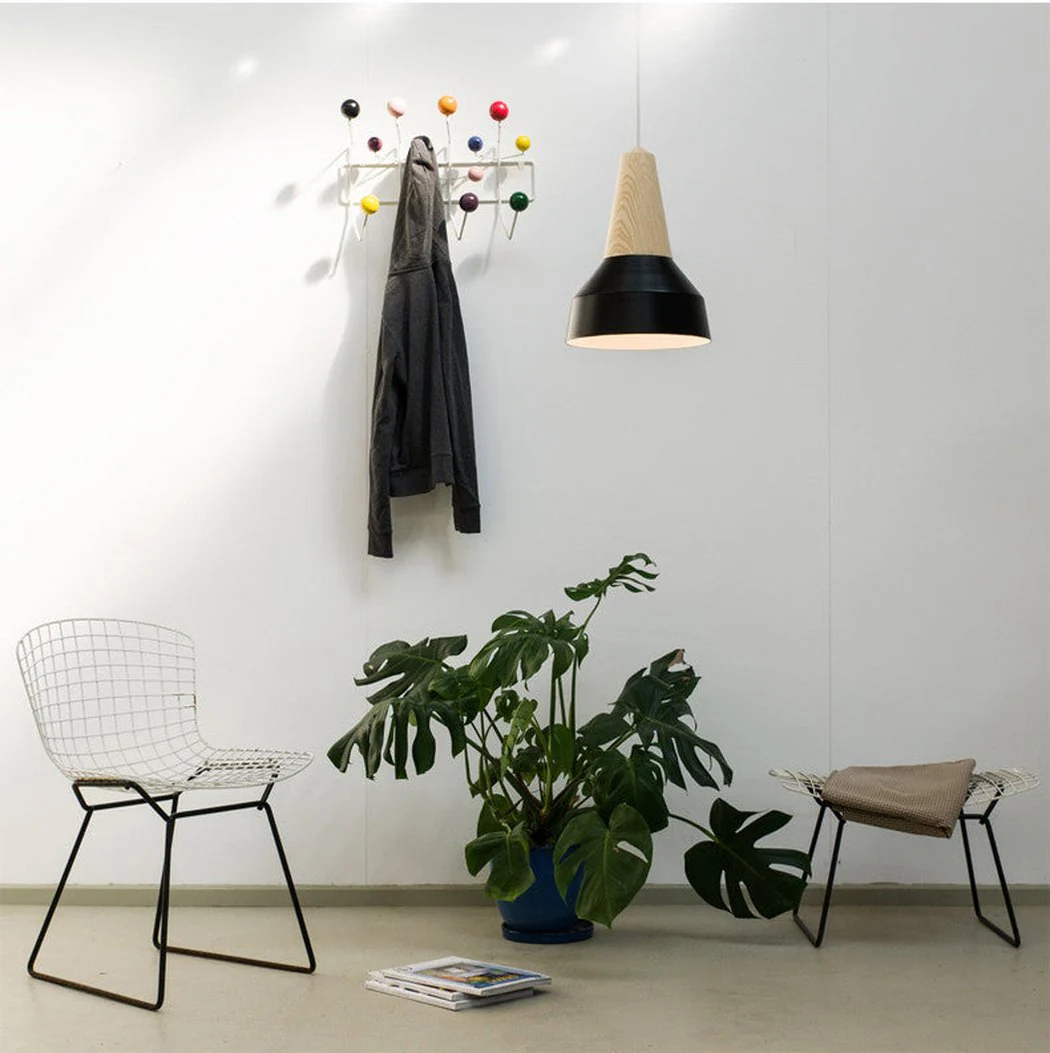 LundLund Minimalist Scandinavian Wooden Pendant Light - Image 5