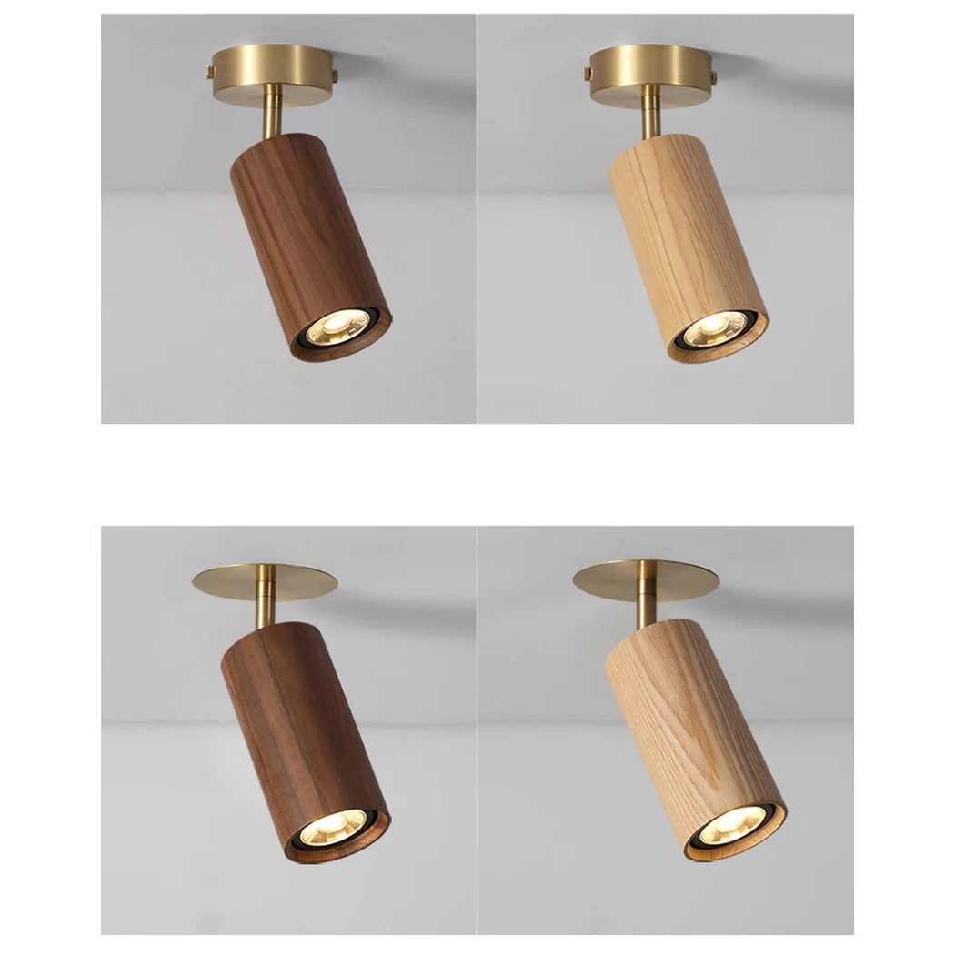 Lux Natural Wood Minimalist Spot Light / Wall Light - Image 11