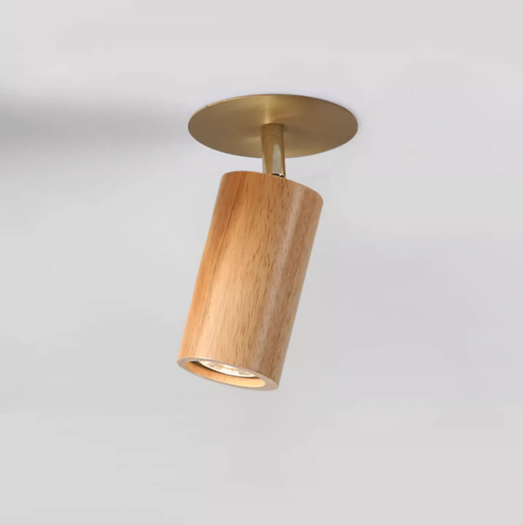Lux Natural Wood Minimalist Spot Light / Wall Light - Image 12