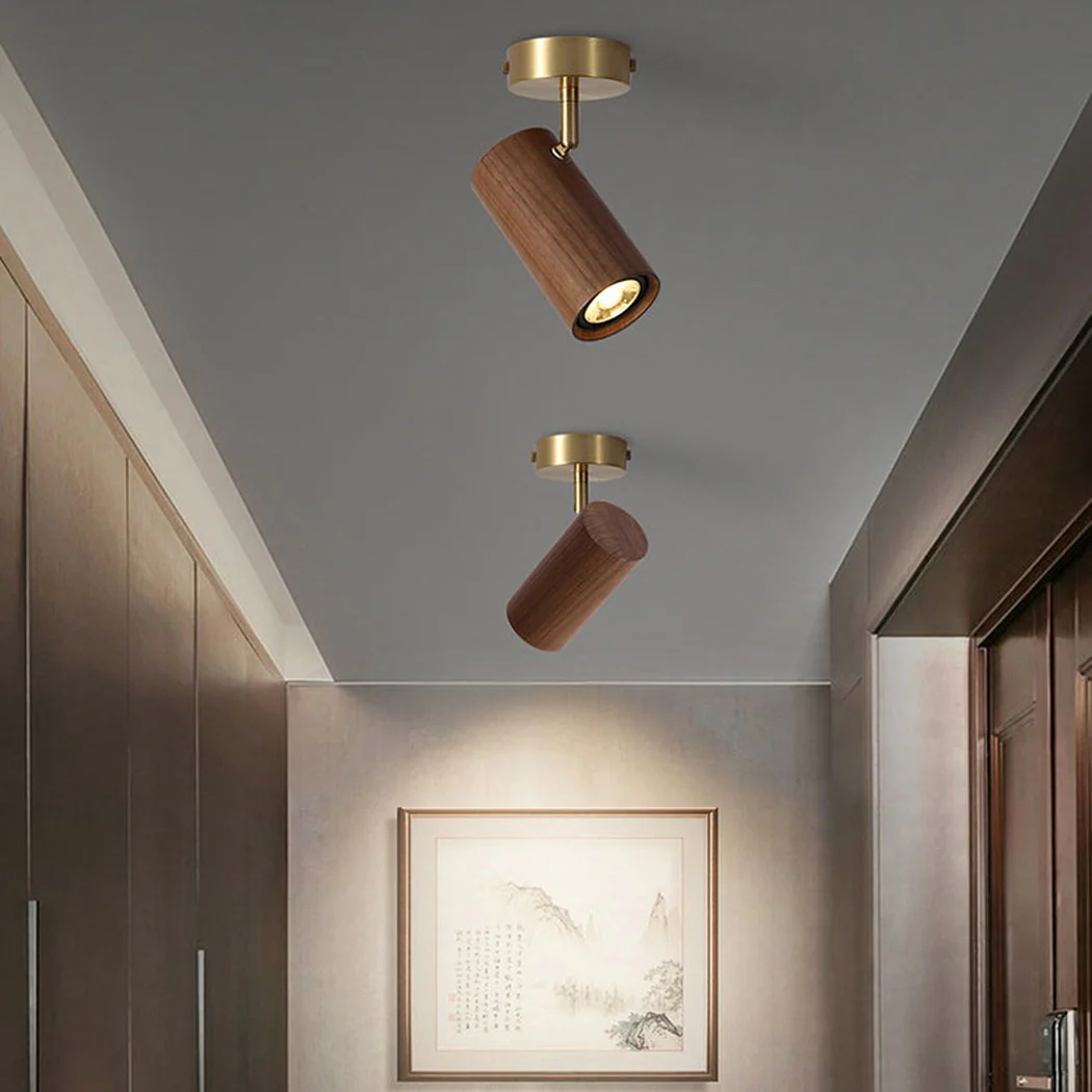 Lux Natural Wood Minimalist Spot Light / Wall Light - Image 21