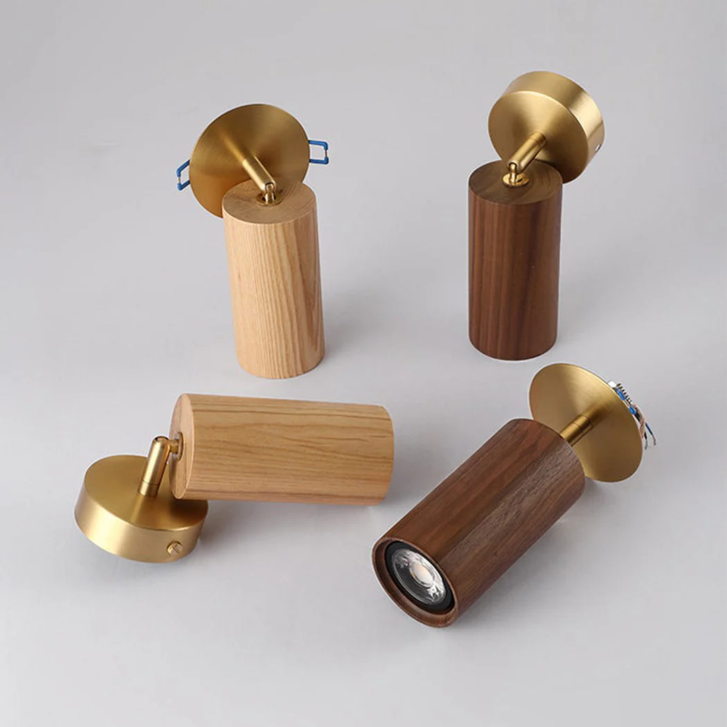 Lux Natural Wood Minimalist Spot Light / Wall Light - Image 23