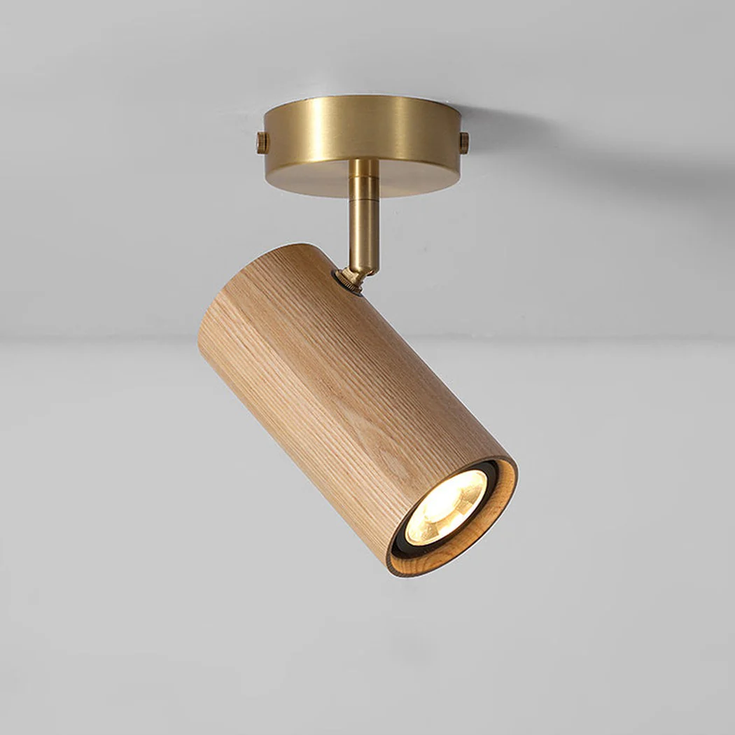 Lux Natural Wood Minimalist Spot Light / Wall Light - Image 3
