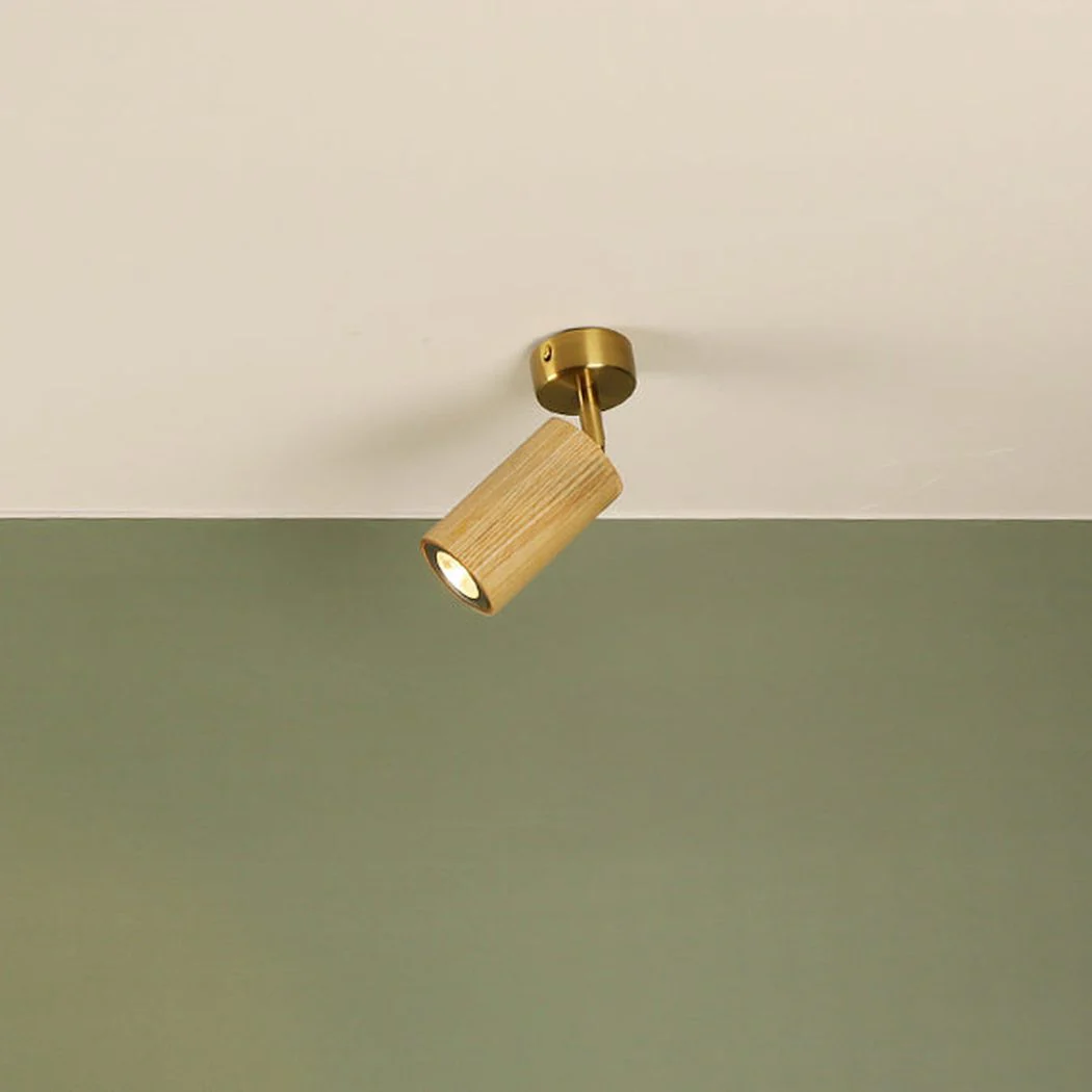 Lux Natural Wood Minimalist Spot Light / Wall Light - Image 4