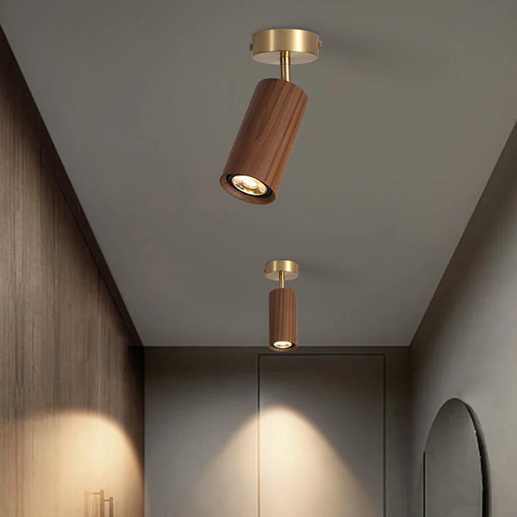 Lux Natural Wood Minimalist Spot Light / Wall Light - Image 5