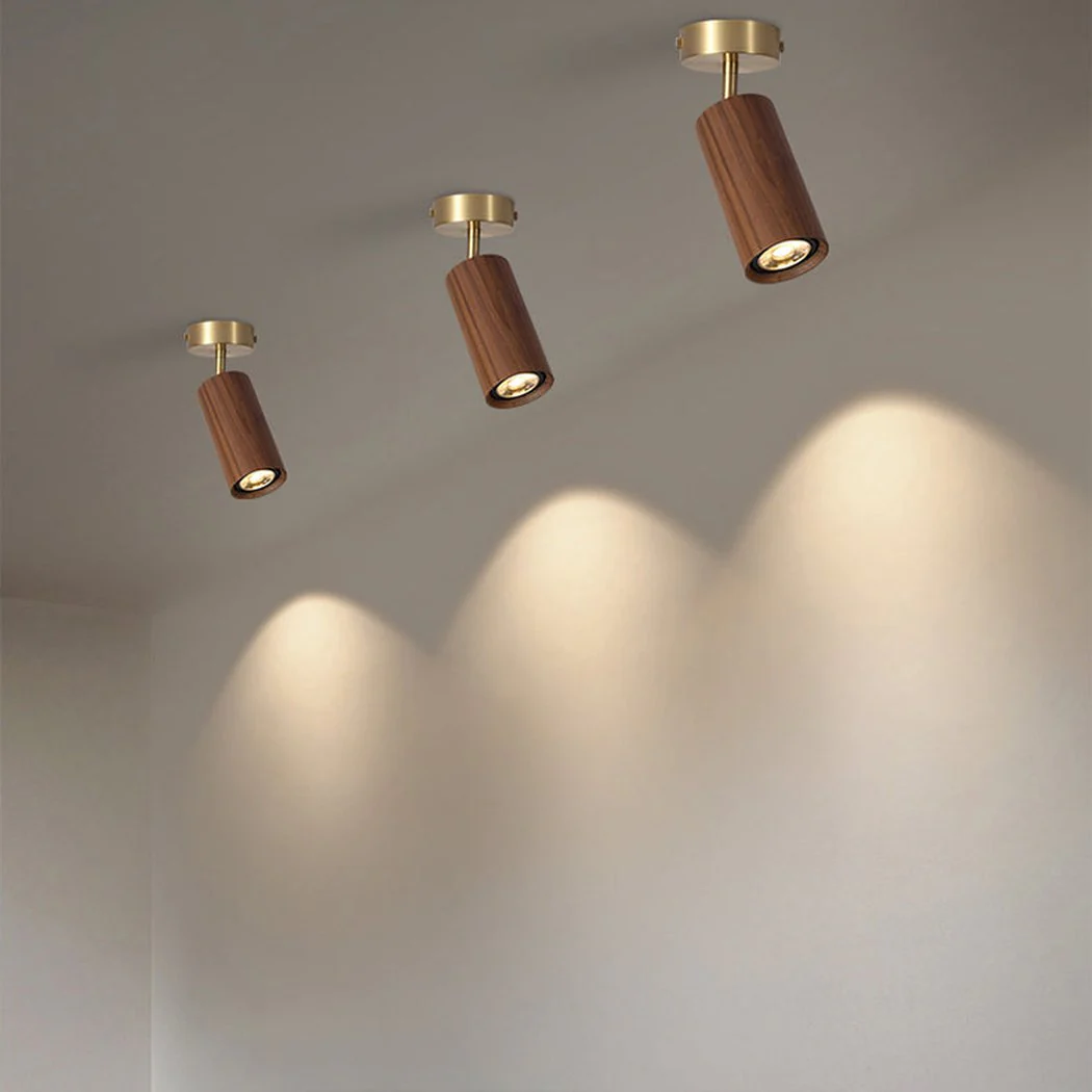 Lux Natural Wood Minimalist Spot Light / Wall Light - Image 7