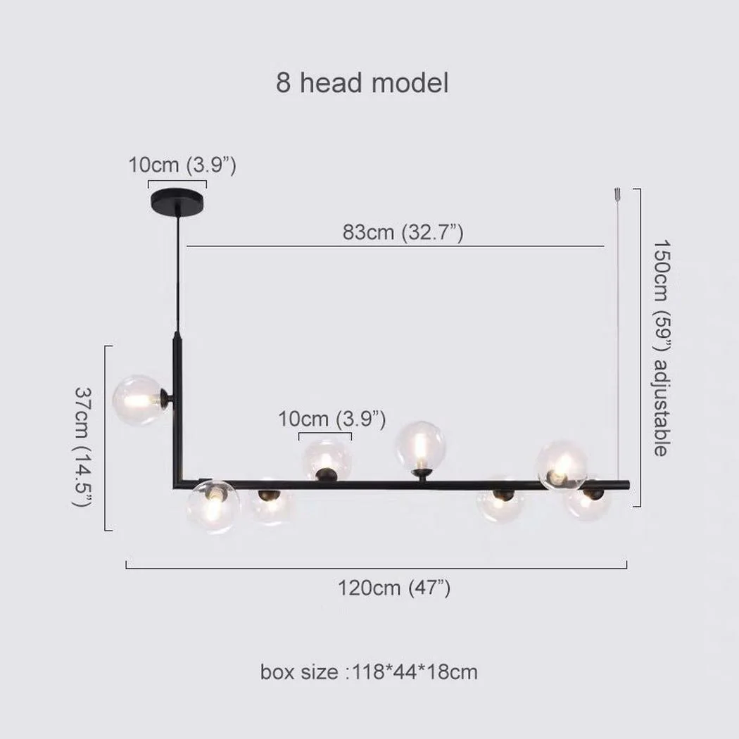 Luz Minimalist Line Kitchen Island Pendant Light - Image 13