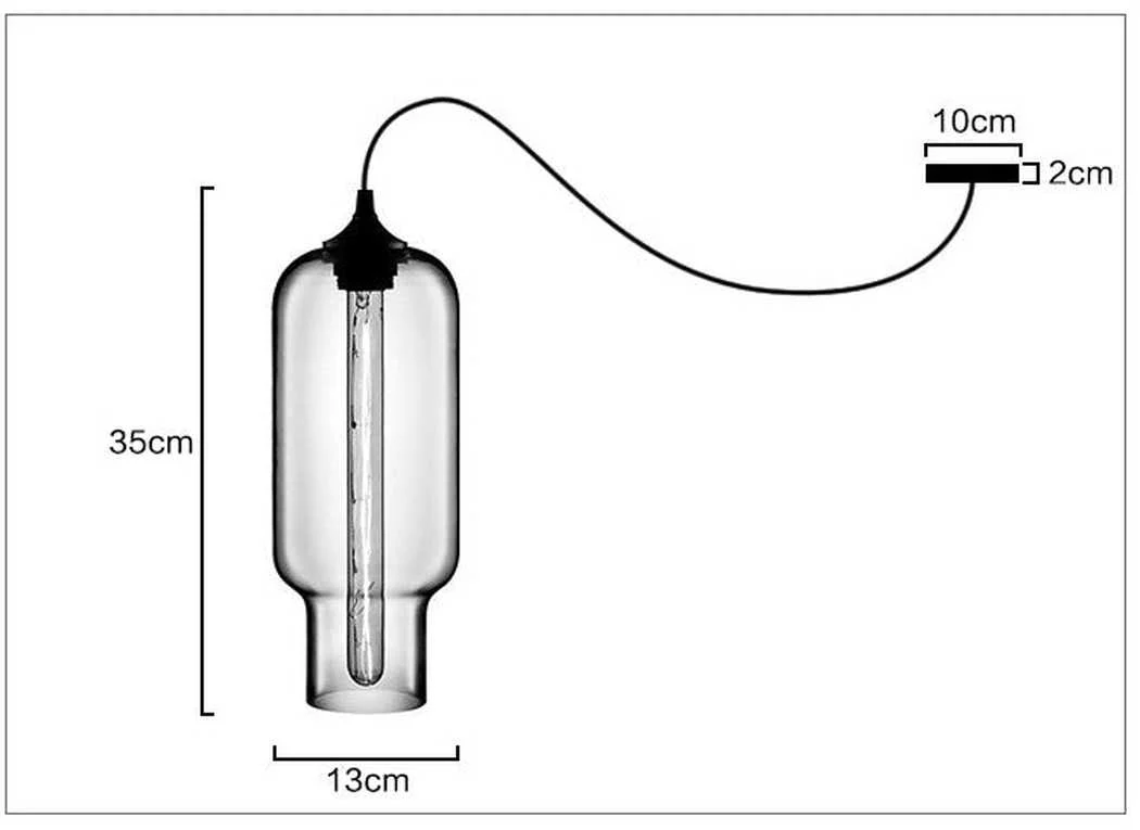 Manarola Glass Pendant Light - Image 6