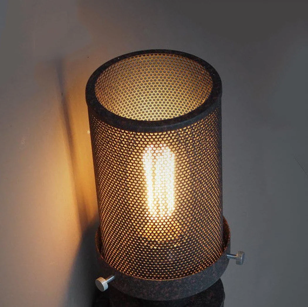 Mesh Iron Pipe Wall Light / Bedside Light - Image 6