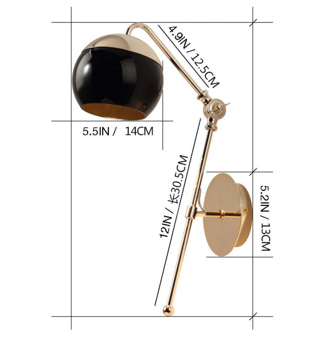 Met Wall Light Sconce - Two Tone - Image 8