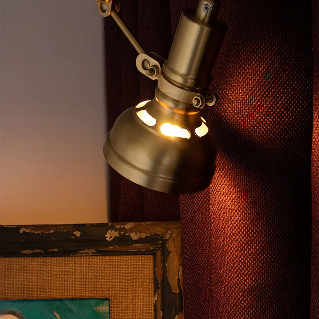 Mill House Long Arm Brass Wall Light - Image 10