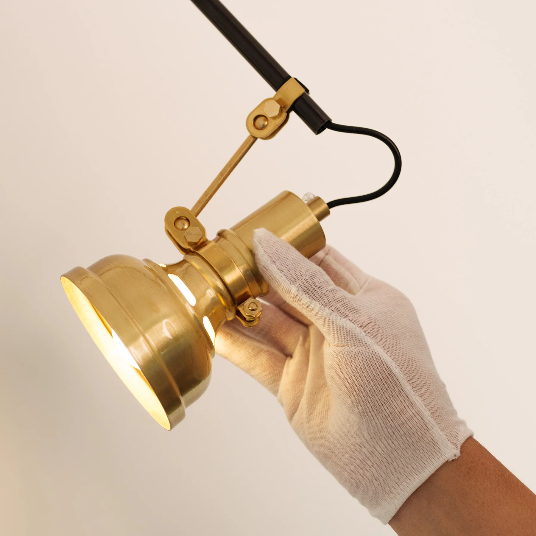 Mill House Long Arm Brass Wall Light - Image 11