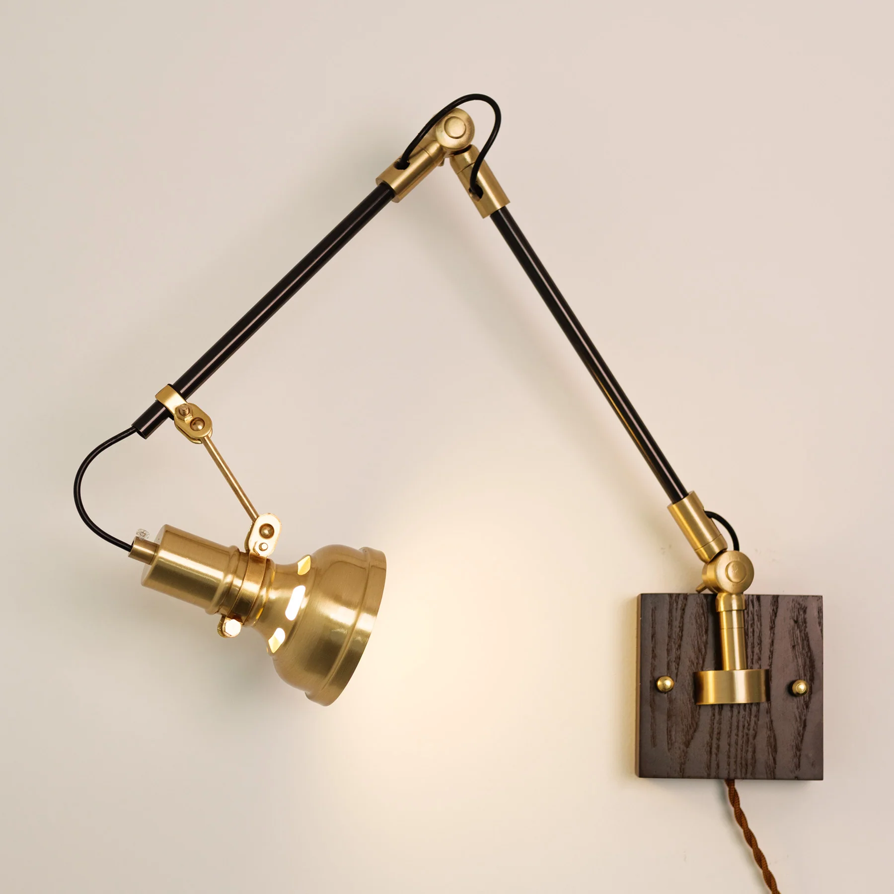 Mill House Long Arm Brass Wall Light - Image 12