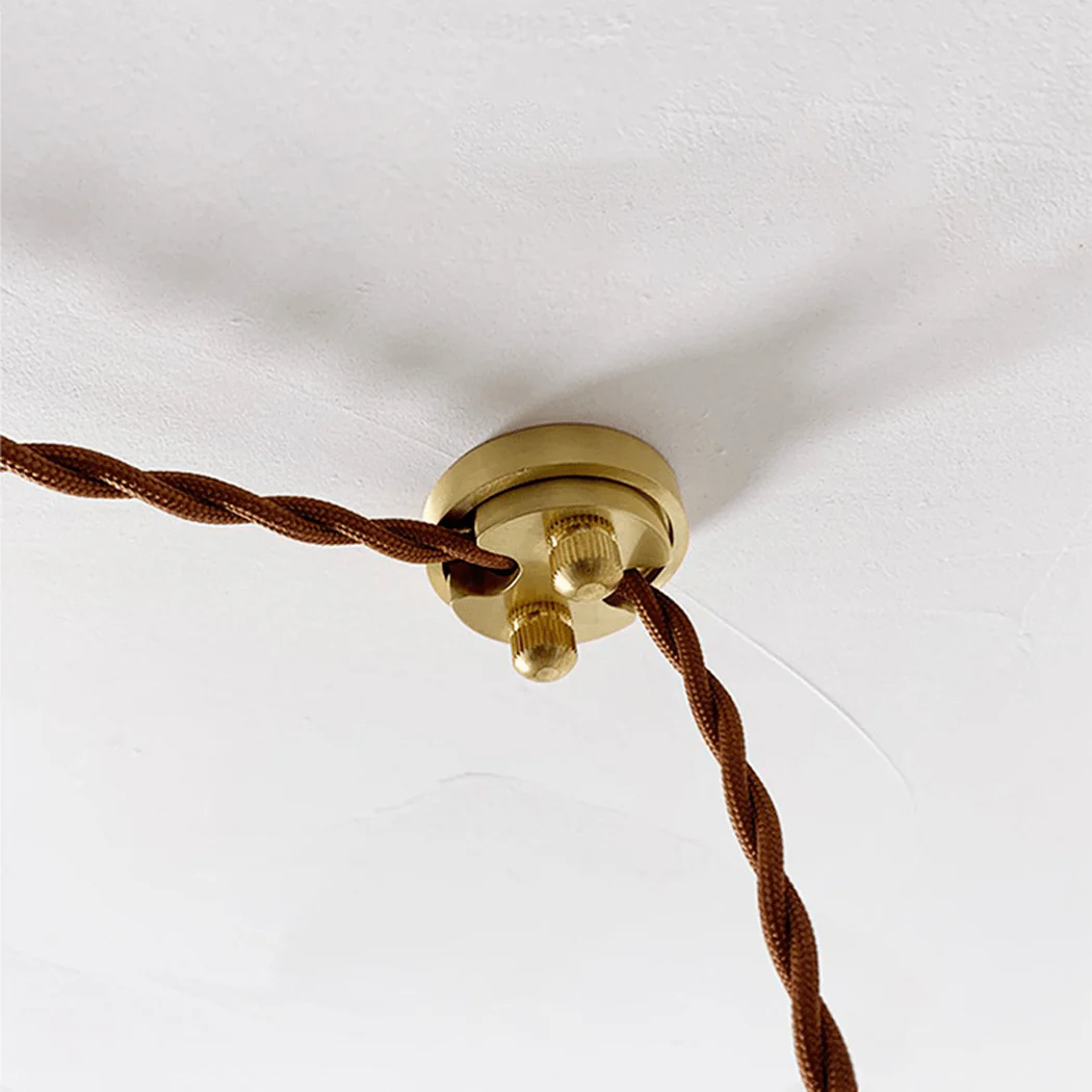 Milled Brass Hanging Cable Ceiling Clip - Image 12