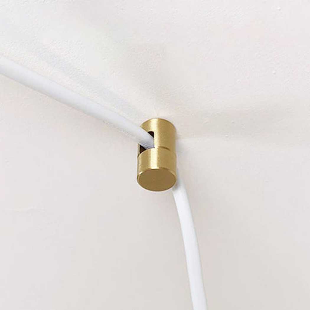 Milled Brass Hanging Cable Ceiling Clip - Image 8